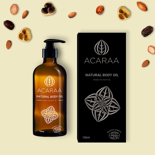 Creative Packaging Design for Natural Cosmetic Line Design by Adela.N