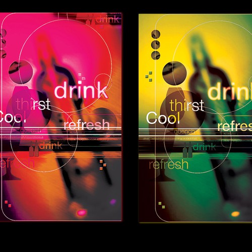 Design the Drink Cards for leading Web Conference! Design by 1000words
