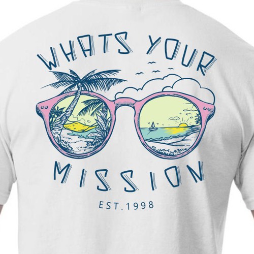 Design a cool surf style t-shirt for adventure company Réalisé par BRTHR-ED