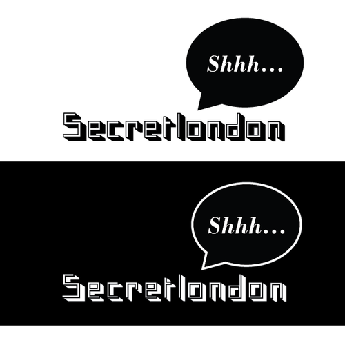 Logo for London's fastest growing website Design by Mollyslost