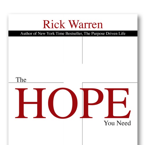 Diseño de Design Rick Warren's New Book Cover de 3 Kings Studio