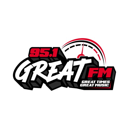 New Radio Station Logo playing Great music from the 70s, 80s, 90s and early 2000s! Design by Storiebird