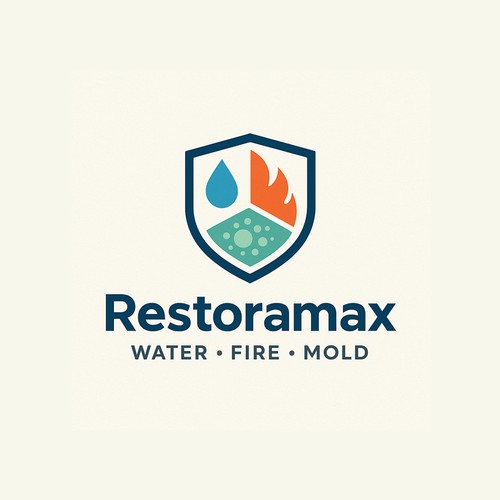 Restoration Company Branding. Design by qannyDesign
