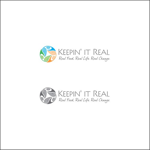 Create a cool original logo design with an impactful icon for a Real
Food blog. Design by vladecs3