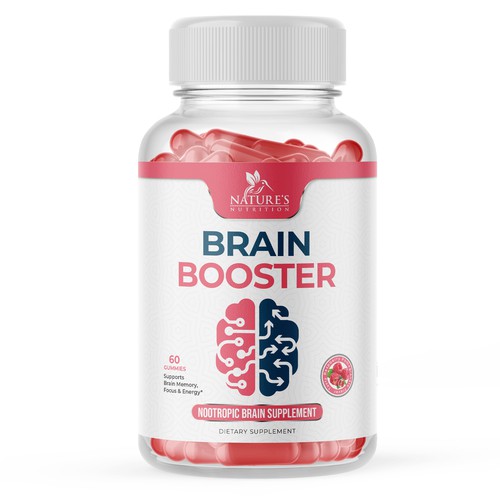 Brain Booster Supplement Design Needed for Nature's Nutrition Design by UnderTheSea™