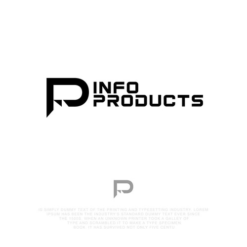 InfoProducts.com - Logo & Branding Design by CreCreature