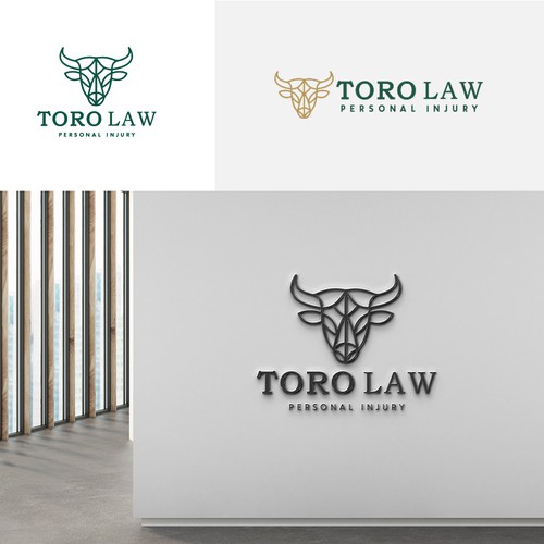 Design a unique skull bull logo for a personal injury law firm Design por Logonatics
