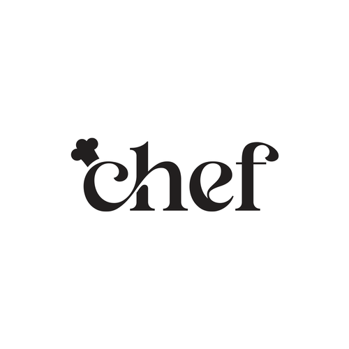 "CHEF": Food & Cooking Social Media Logo Design by Ponteresandco