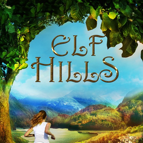 Book cover for children's fantasy novel based in the CA countryside Design by Ddialethe