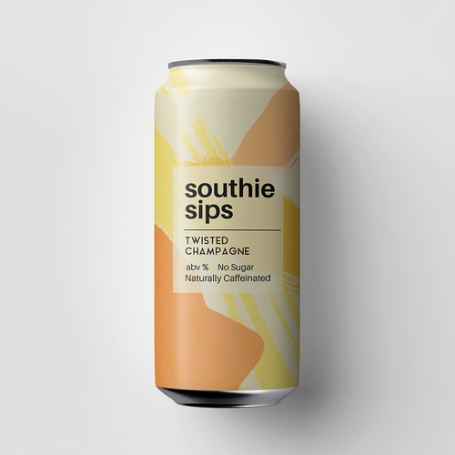 Minimalist beer can design Design by aran&xa