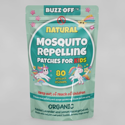 Mosquito repellent patches for Kids Design by Studio C7