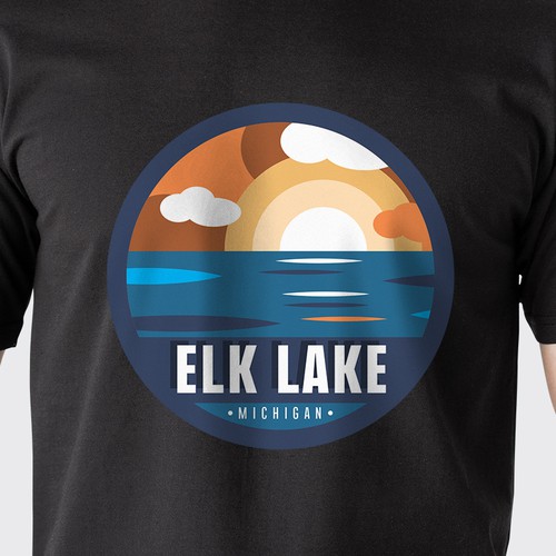 Design a logo for our local elk lake for our retail store in michigan Ontwerp door lliiaa