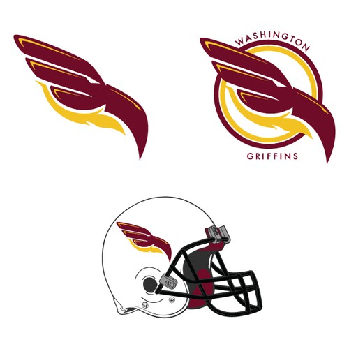 Community Contest: Rebrand the Washington Redskins  Design by Cgrocegt