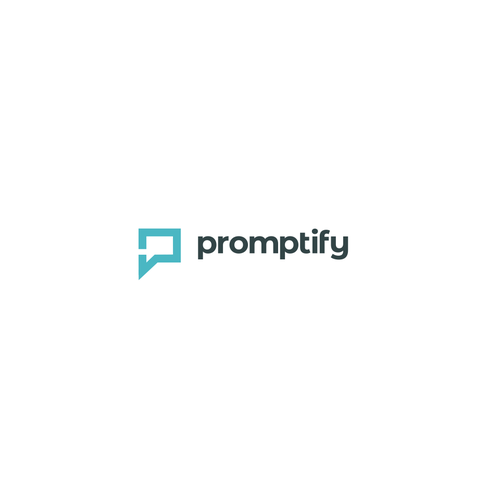 Modern, Simple and Sleek Logo for Promptify.com Design by VectorCrow87