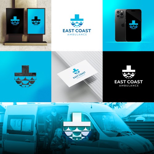 Diseño de East Coast Ambulance Logo de WANGS ™