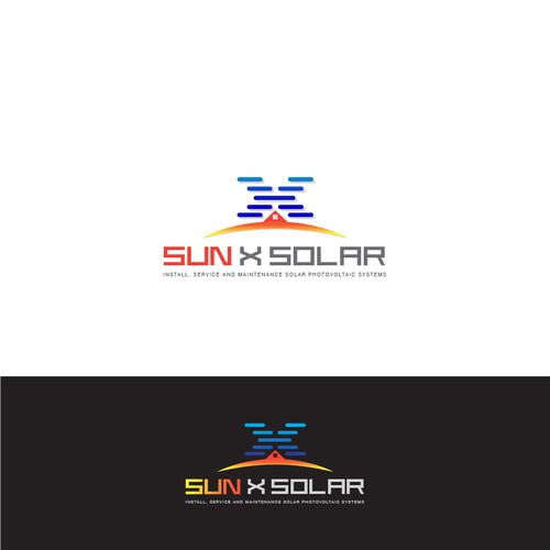 Sun X Solar needs a powerful logo to make a statement Design von teodoric