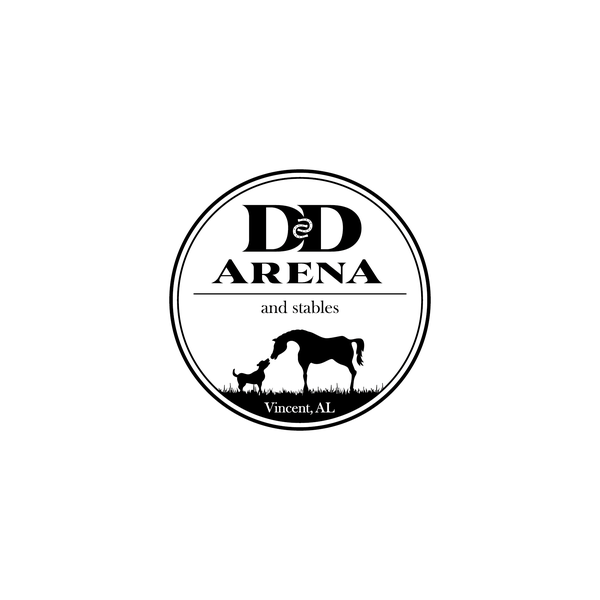 Logo concept for Horseback Riding Center in Vincent, Alabama