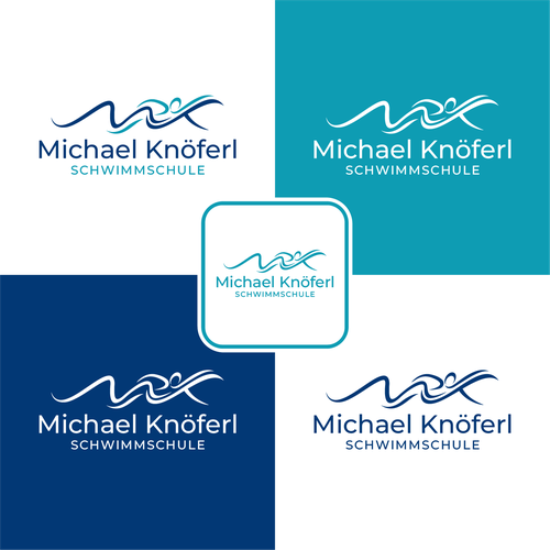"Sportliches Logo in Form eines Monogramms für eine Schwimmschule" winning Character or mascot