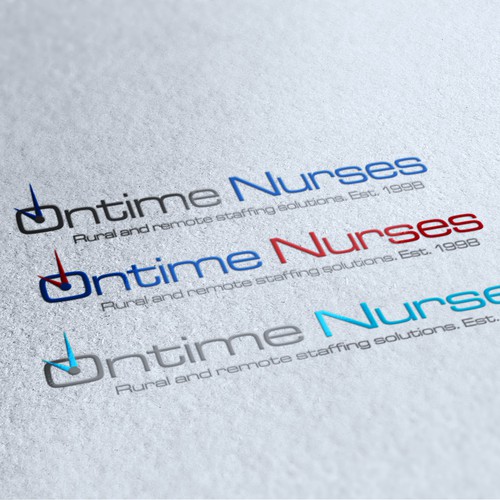 logo and business card for Ontime Nurses Design réalisé par ROSARTS