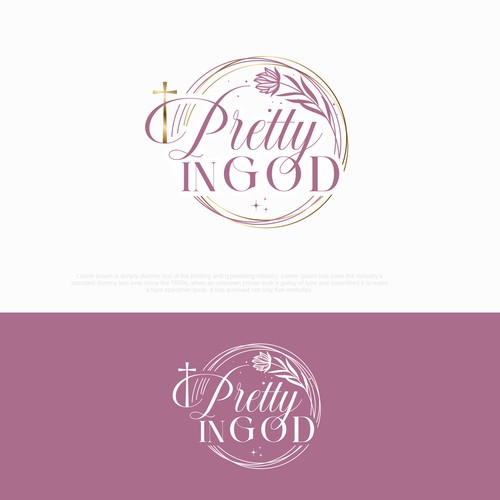 Design di Floral and Feminine Logo for Empowering Women of Faith di PrintFactory ™