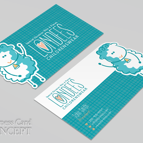 Create business card for luxury online baby boutique Diseño de FishingArtz