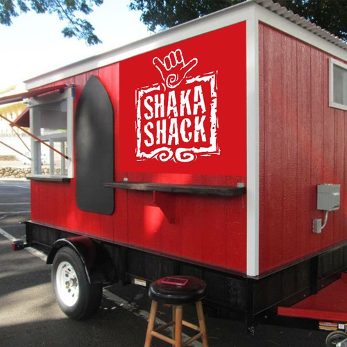 Diseño de Shaka Shack - Maui Food Cart Franchise Logo de Brandsoup