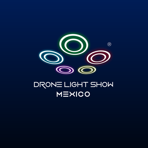 Diseña el logo de Drone Light Show México, espectaculo de luces y sonido utilizando drones. Design réalisé par The Perfect Symbols