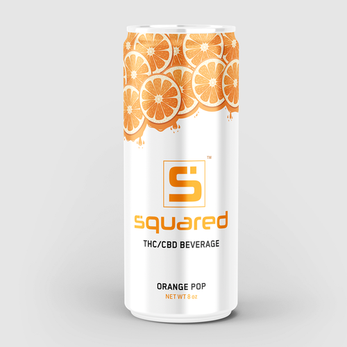 Clean - edgy beverage can for THC / CBD drink Design by SONUPARMAR