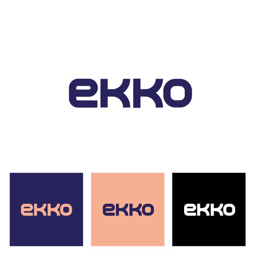 SIMPLE LOGO - ekko Letters then dm after Design by JMD1