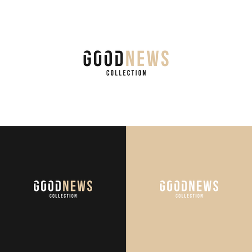 Good News: A trendy, minimalist clothing brand in need of a logo Design by perkilasan