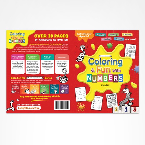 Design Cover design for coloring & activity book di LunarDragon