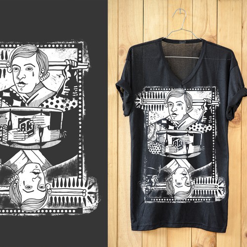 A young drummers brand needs your talent Design by Natalia Maca