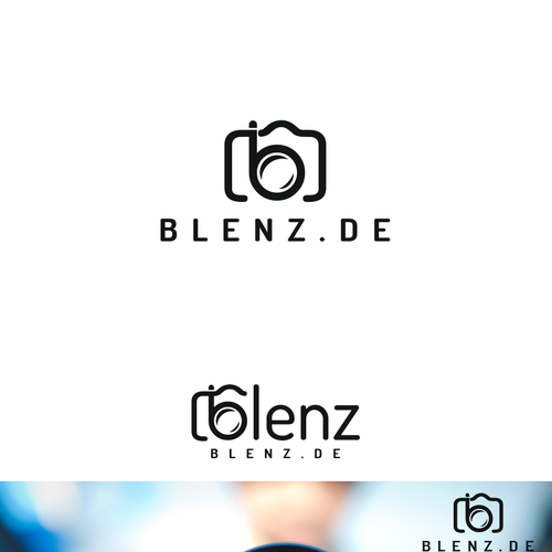 photography logo blenz.de Design by cv design