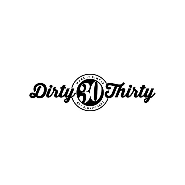 Design by SATIVA-DESIGN titled "Dirty Thirty Logo Design"