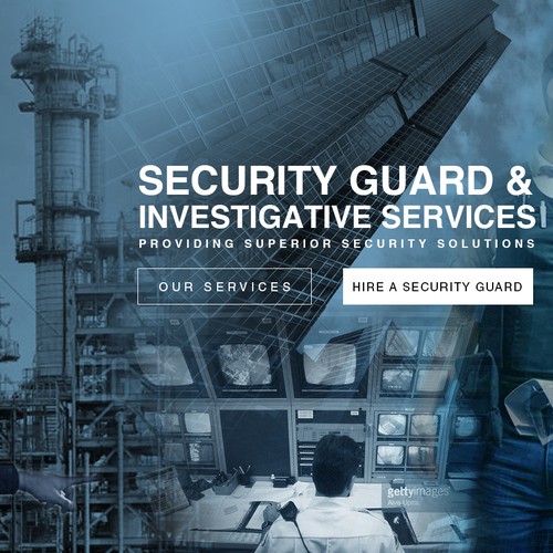 Homepage Banner for SECURITY COMPANY! | Signage contest