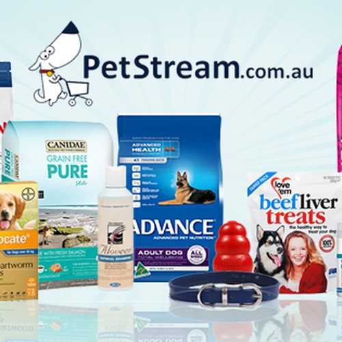 EASY facebook cover photo for an ONLINE PET STORE. Design by Grafikkstudio