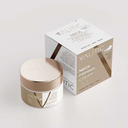 Neck firming cream - expensive look Design by ....Comartstudios™