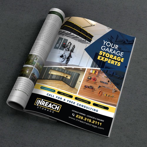 Full Page Magazine ad for Home Remodeling + Additional design consulting work Design réalisé par abirk1