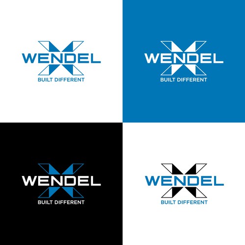 Luxury Logo Design for Wendel X — A Premium Construction Brand Built Different Design by ChioP