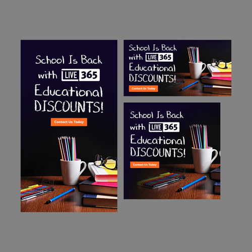 Design di Back to School Facebook Ads For Major Music Company di gldesigns