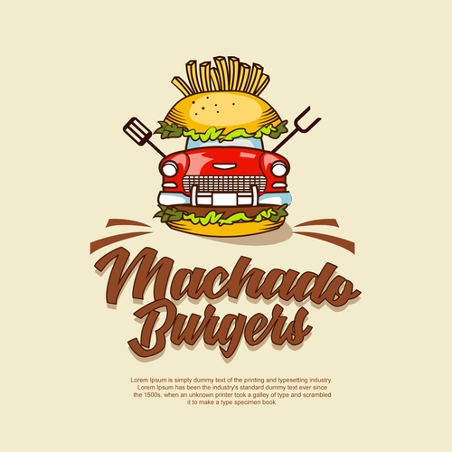 Old school burger joint with new new school branding. Design by Safflower YES