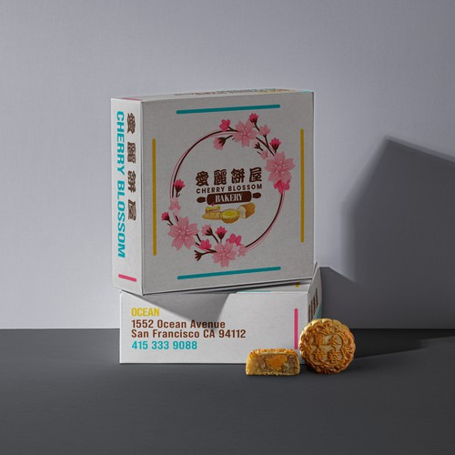 Bakery Box Design Diseño de Minimal Swipe