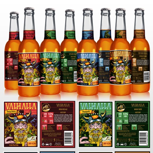 "=== Craft BEER label design! ===" winning Product label