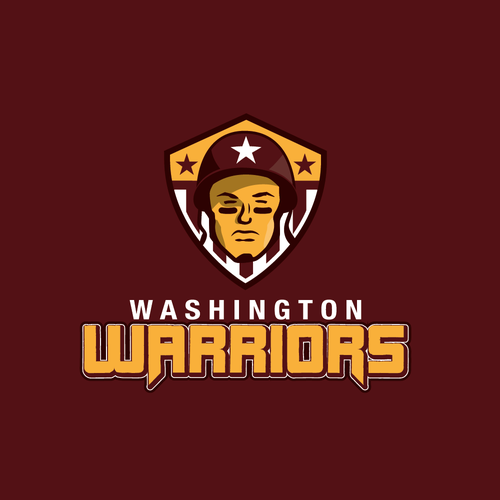 Community Contest: Rebrand the Washington Redskins  Design by afflatus