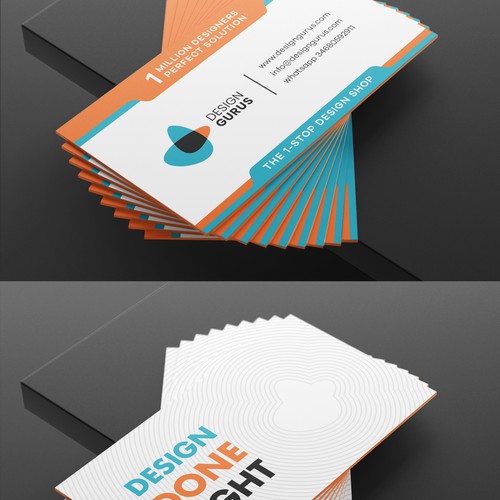 Business Card for DesignGurus.com Design by Birendra Chandra Das