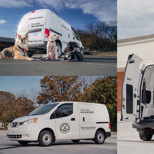 Sleek & simple van wrapping images for Google My Business Design by studiokeck