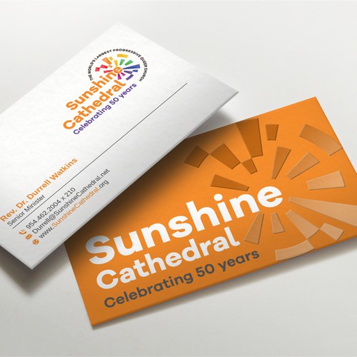 Business Card for Growing Progressing LGBTQ Church Design by LAXMI DESIGNHUB