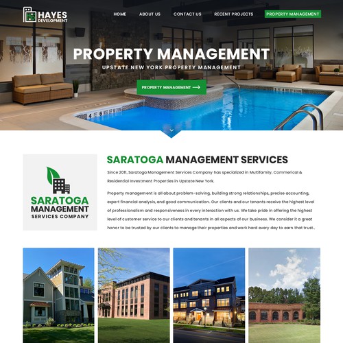 **Upgrade** existing website.  Tons of High Res existing imagery! Design by Gendesign
