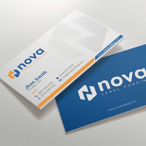 コンペ「Design a Print Material (Biz Card, Letterhead, Letter) for Legal Funding Company」のデザイン by kaylee CKさん 