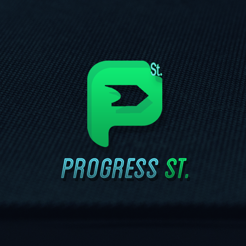 Design an inspiring logo for Progress St., to convey hope, optimism and progress. Design by Cascagrossa Design